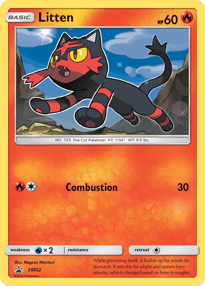 Litten - SM02 SM02 Promo SM Promos Pokémon card