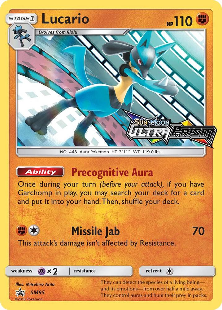 Lucario - SM95 (Prerelease) - SM95 Promo SM Promos