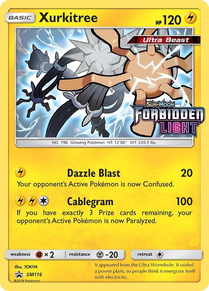 Xurkitree - SM116 (Prerelease) SM116 Promo SM Promos Pokémon card