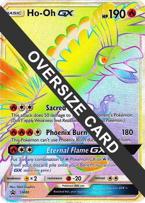 Ho-Oh GX - SM80 (SM Black Star Promo) - SM80 Promo Jumbo Cards
