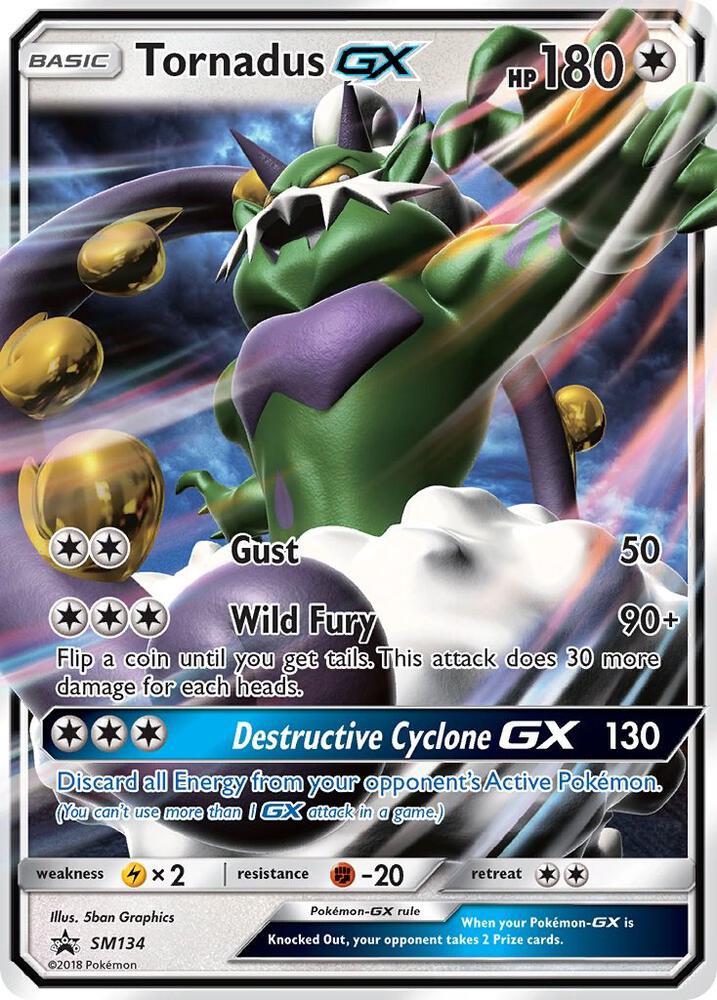 Tornadus GX - SM134 - SM134 Promo SM Promos