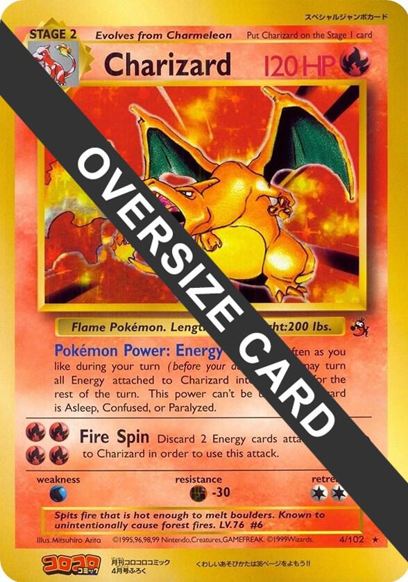 Charizard - 4/102 (CoroCoro Promo) Promo Jumbo Cards