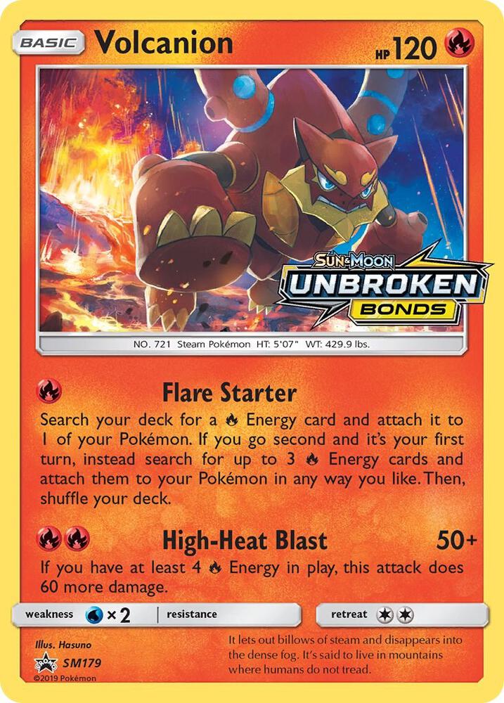 Volcanion - SM179 (Prerelease) - SM179 Promo SM Promos