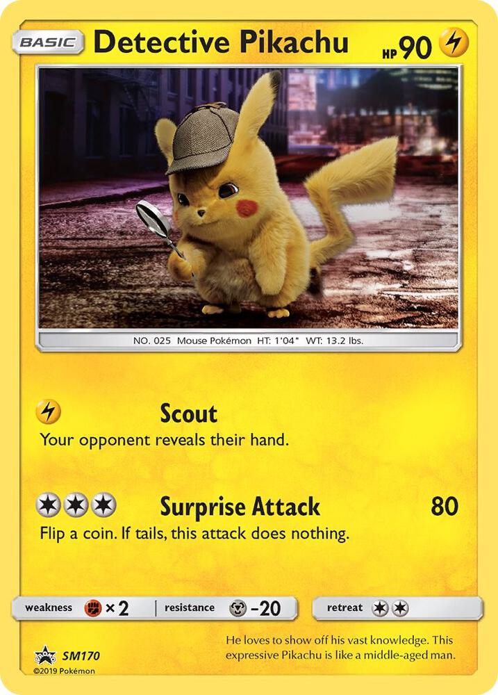 Detective Pikachu - SM170 - SM170 Promo SM Promos