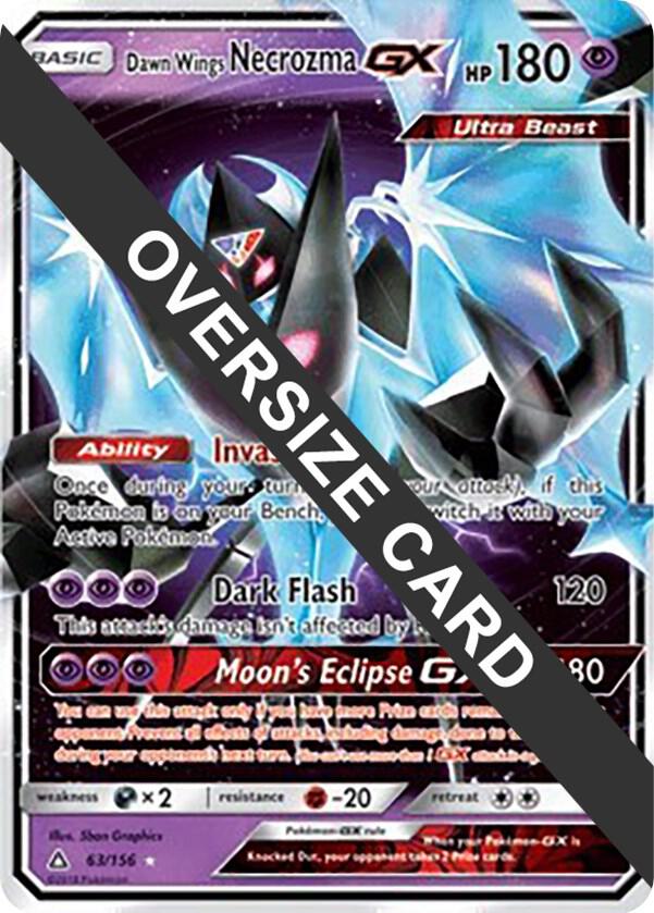 Dawn Wings Necrozma GX - 63/156 (Ultra Prism) Promo Jumbo Cards