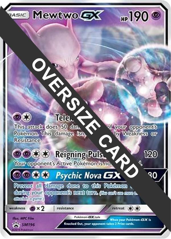 Mewtwo GX - SM196 SM196 Promo Jumbo Cards Pokémon card