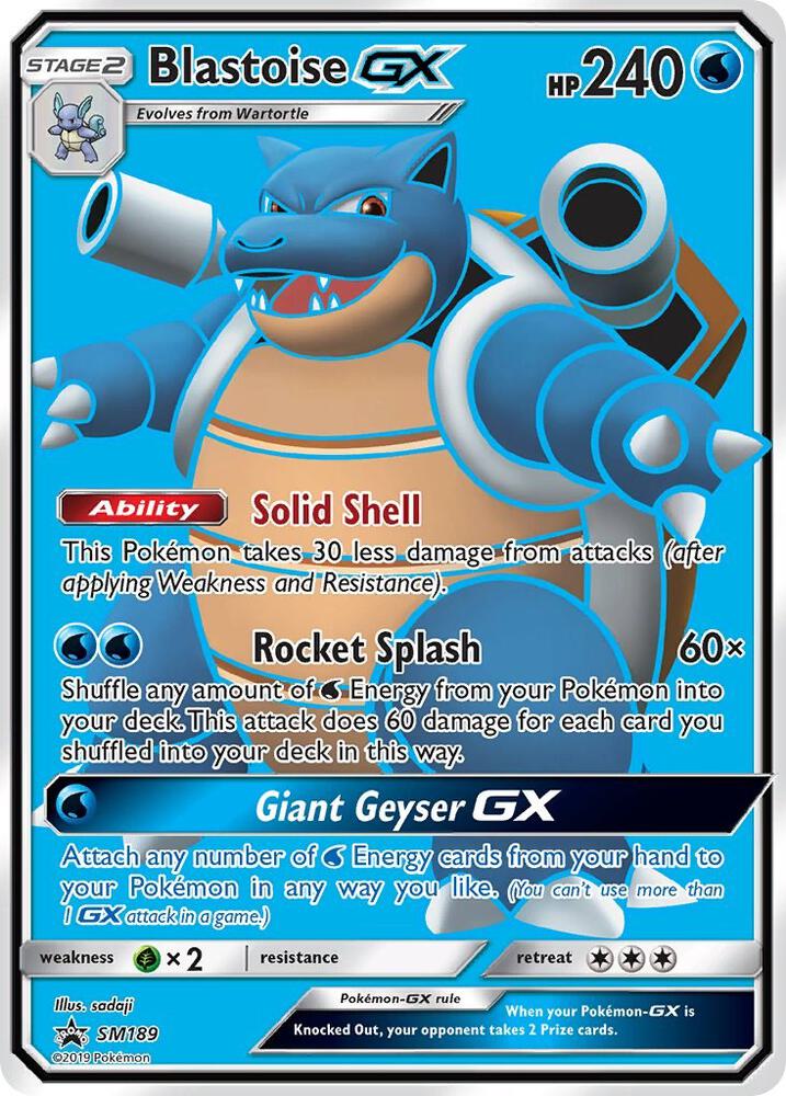 Blastoise GX - SM189 - SM189 Promo SM Promos