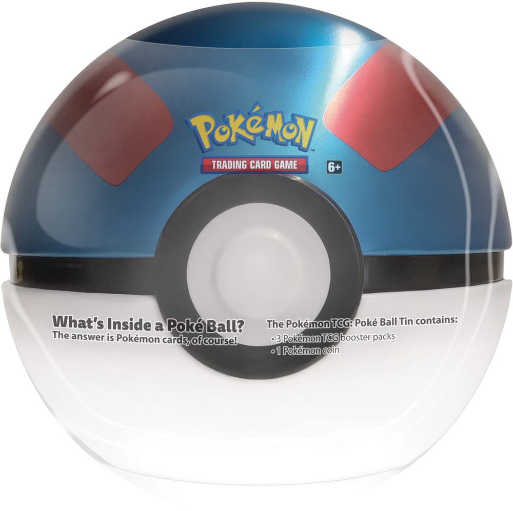 Pokemon - Poke Ball Tin - Great Ball - Miscellaneous Cards & Products
