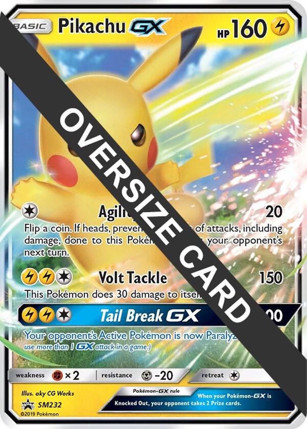 Pikachu GX - SM232 SM232 Promo Jumbo Cards Pokémon card