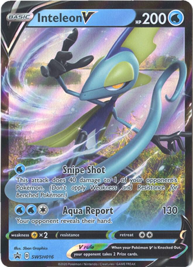 Inteleon V - SWSH016 - SWSH016 Promo SWSH: Sword & Shield Promo Cards