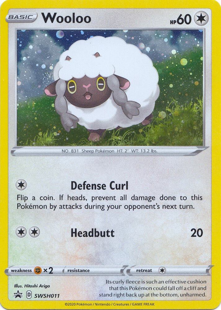 Wooloo - SWSH011 SWSH011 Promo Sword & Shield Promo Cards Pokémon card
