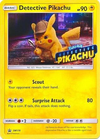 Detective Pikachu - SM170 (Stamped) SM170 Promo SM Promos Pokémon card