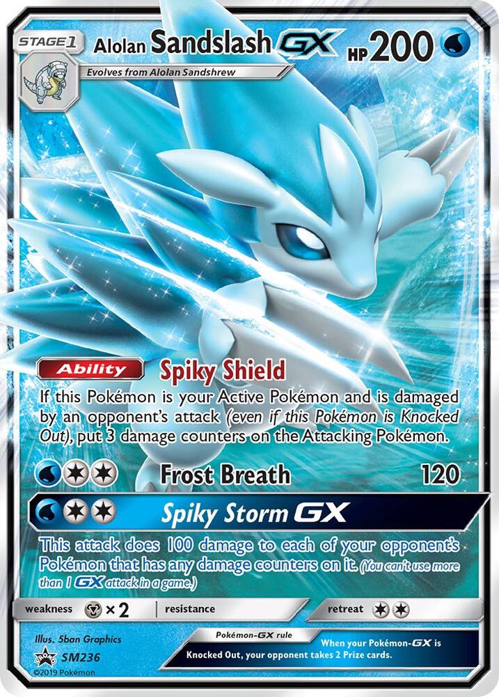 Alolan Sandslash GX - SM236 SM236 Promo SM Promos Pokémon card