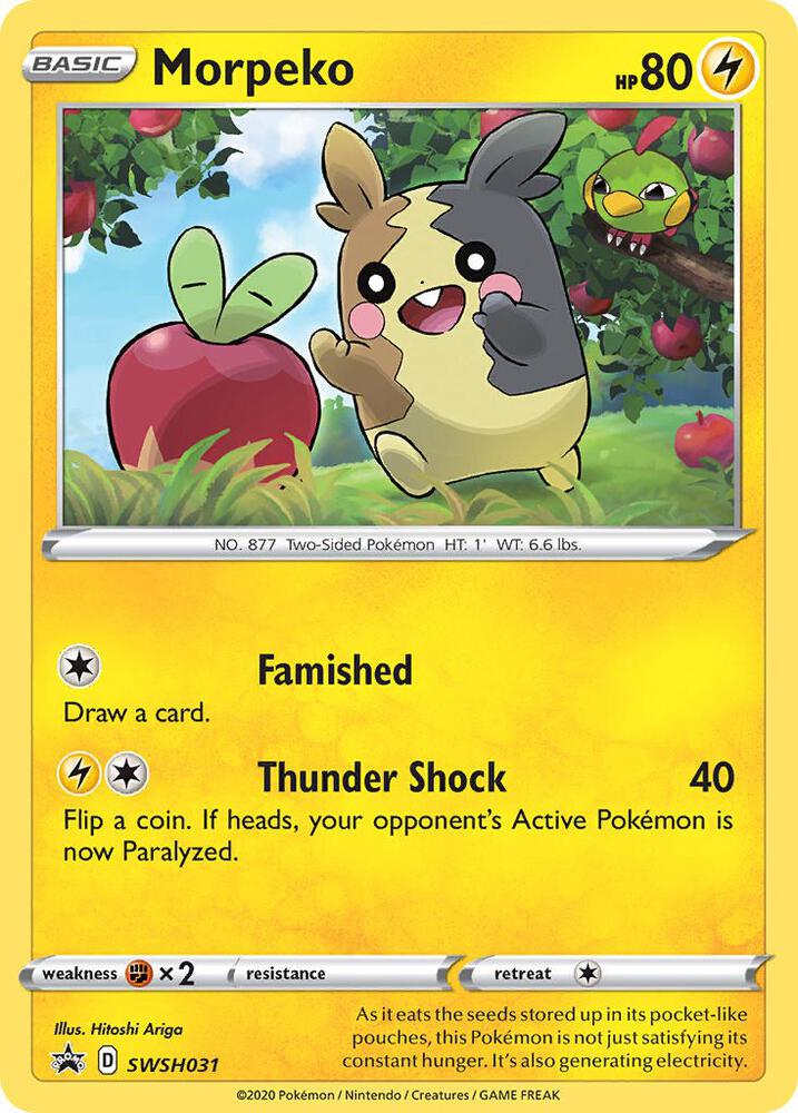 Morpeko - SWSH031 - SWSH031 Promo SWSH: Sword & Shield Promo Cards