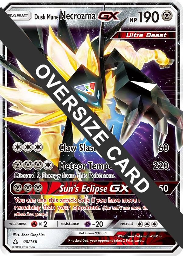 Dusk Mane Necrozma GX - 90/156 Promo Jumbo Cards