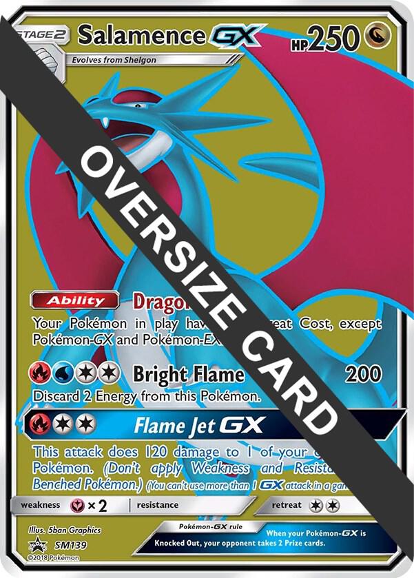 Salamence GX - SM139 (SM Black Star Promo) - SM139 Promo Jumbo Cards