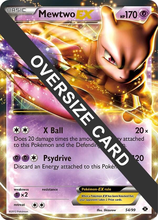 Mewtwo EX - 54/99 054/099 Promo Jumbo Cards Pokémon card