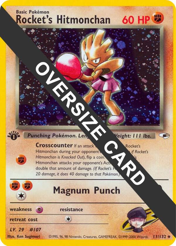 Rocket's Hitmonchan - 11/132 Promo Jumbo Cards