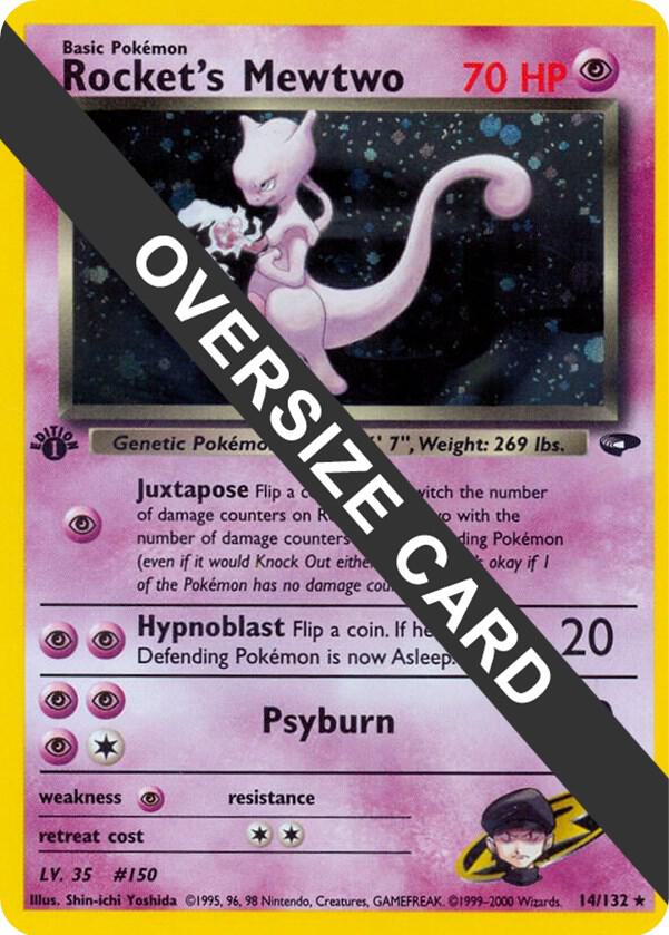 Rocket's Mewtwo - 14/132 Promo Jumbo Cards
