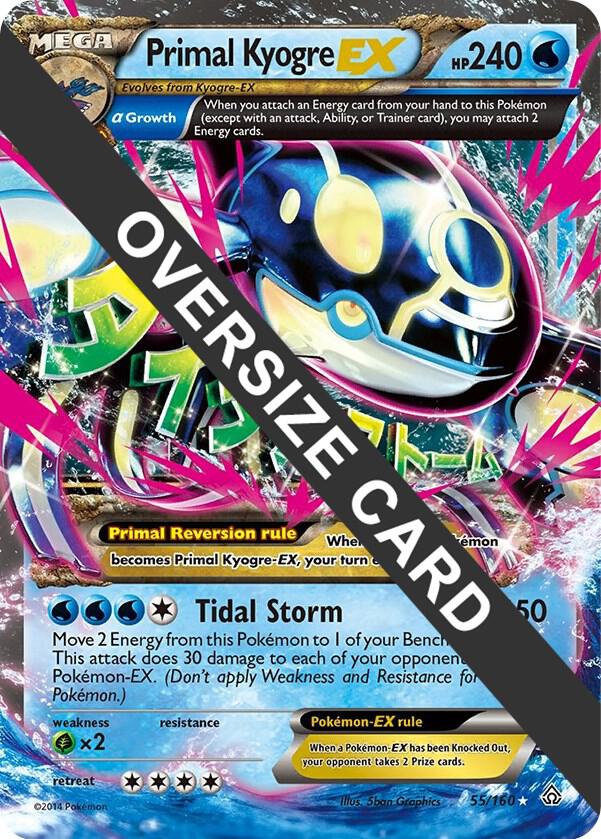 Primal Kyogre EX - 55/160 055/160 Promo Jumbo Cards Pokémon card