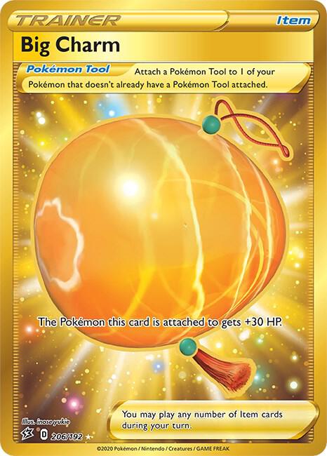 Big Charm (Secret) 206/192 Secret Rare Rebel Clash Pokémon card