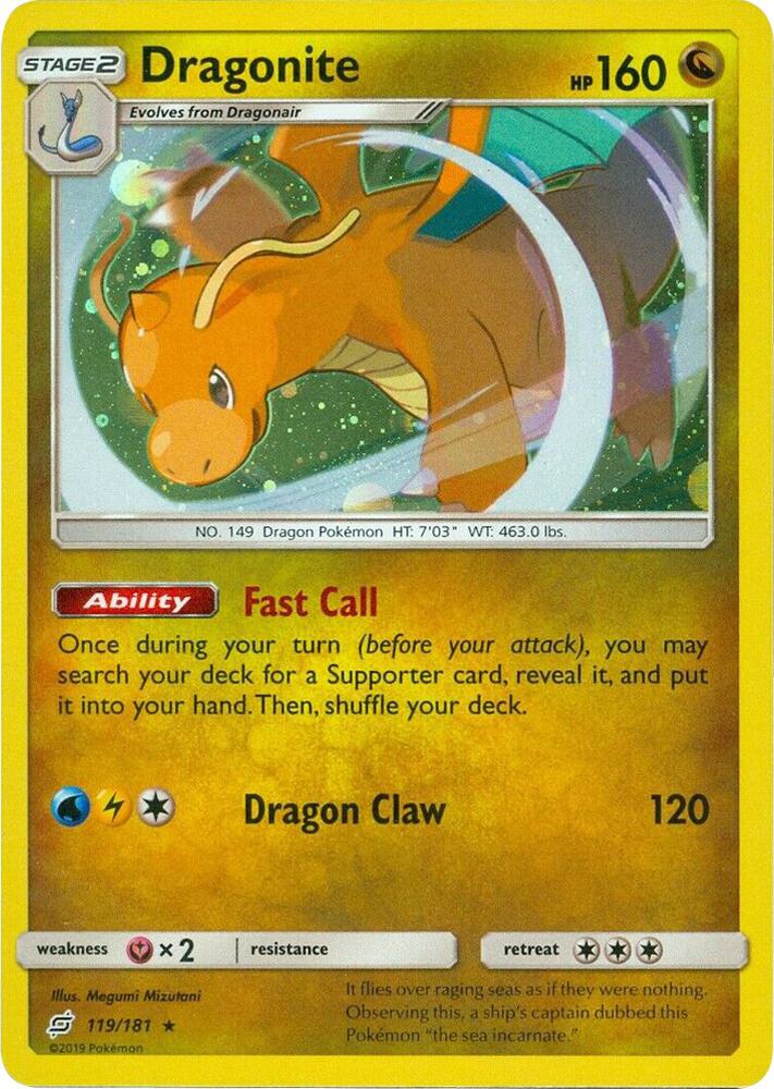 Dragonite - 119/181 (Cosmos Holo) Promo Miscellaneous Cards & Products