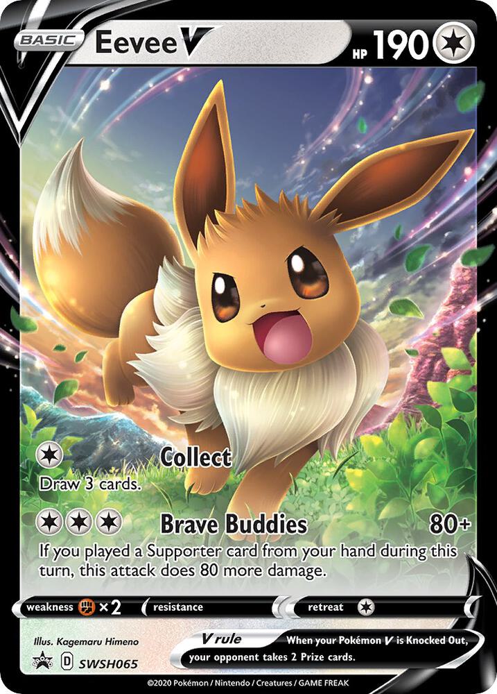 Eevee V - SWSH065 - SWSH065 Promo SWSH: Sword & Shield Promo Cards