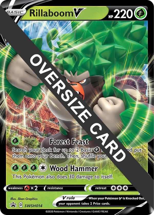 Rillaboom V - SWSH014 SWSH014 Promo Jumbo Cards Pokémon card