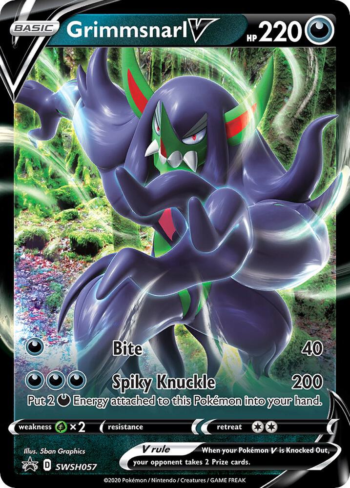 Grimmsnarl V - SWSH057 SWSH057 Promo Sword & Shield Promo Cards Pokémon card