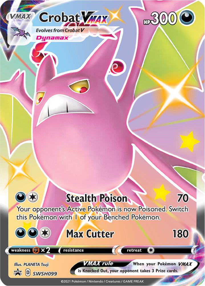 Crobat VMAX - SWSH099 - SWSH099 Promo SWSH: Sword & Shield Promo Cards