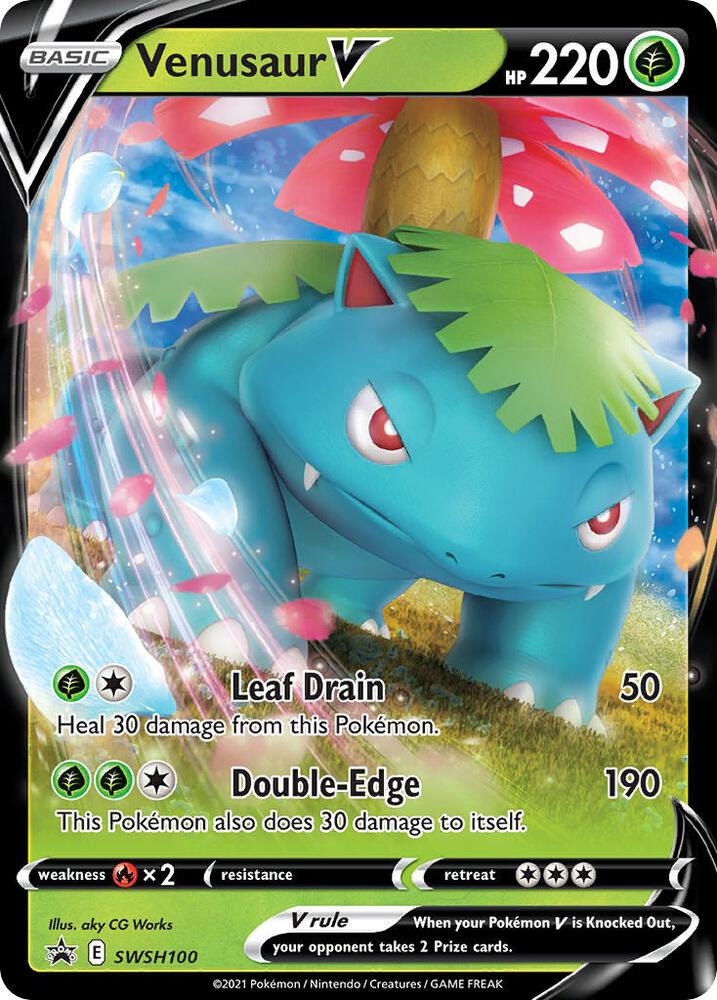 Venusaur V - SWSH100 - SWSH100 Promo SWSH: Sword & Shield Promo Cards