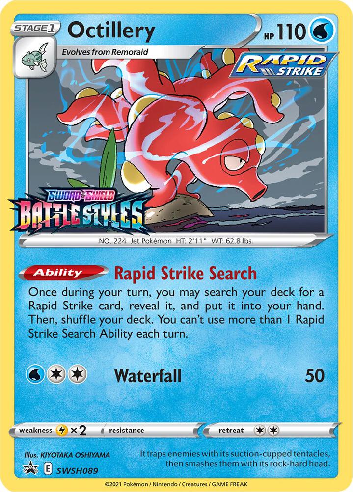 Octillery - SWSH089 (Prerelease) - SWSH089 Promo SWSH: Sword & Shield Promo Cards