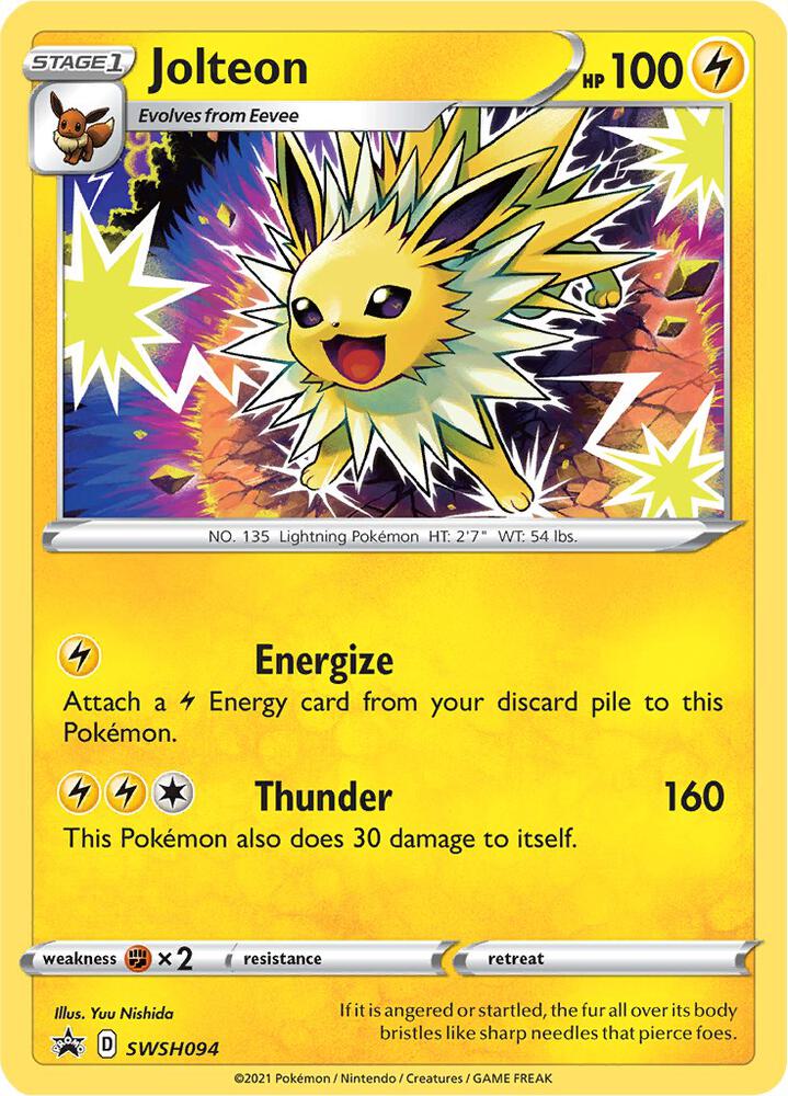 Jolteon - SWSH094 - SWSH094 Promo SWSH: Sword & Shield Promo Cards