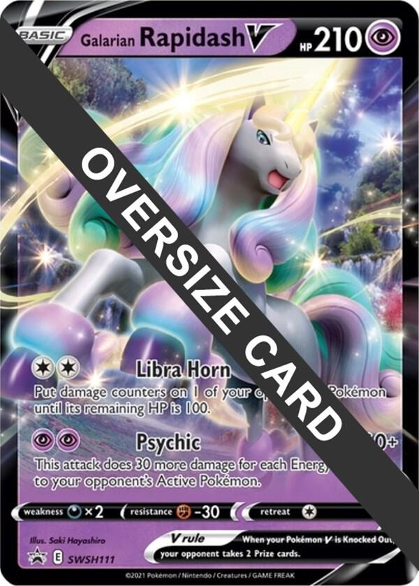 Galarian Rapidash V - SWSH111 - SWSH111 Promo Jumbo Cards