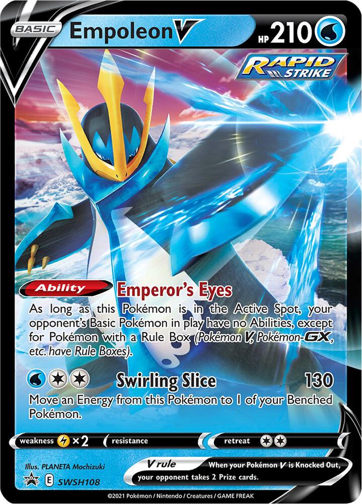 Empoleon V - SWSH108 - SWSH108 Promo SWSH: Sword & Shield Promo Cards