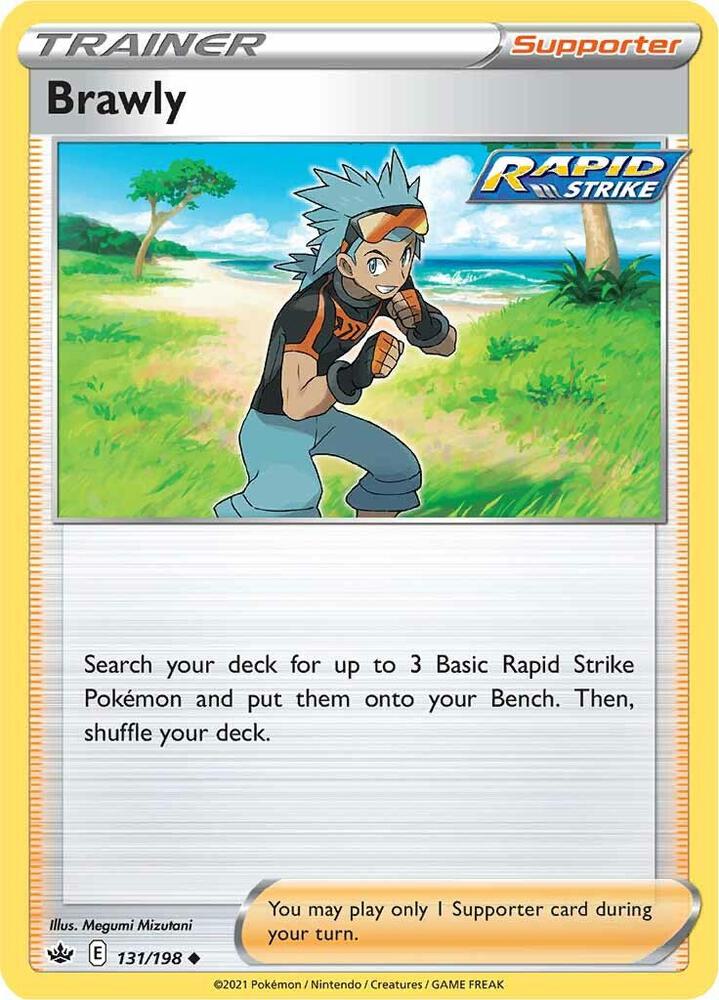 Brawly - 131/198 Uncommon SWSH06: Chilling Reign