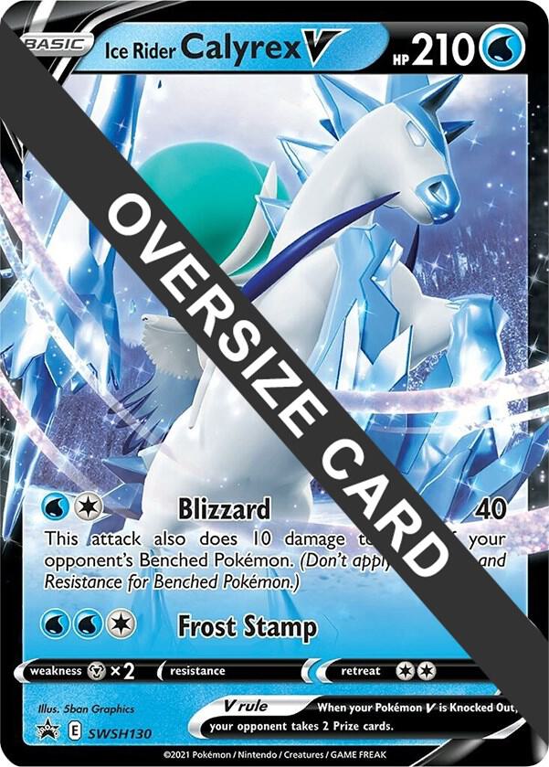 Ice Rider Calyrex V - SWSH130 SWSH130 Promo Jumbo Cards Pokémon card