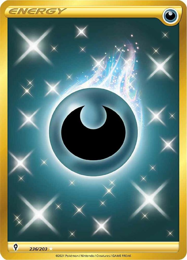 Darkness Energy (Secret) - 236/203 Secret Rare SWSH07: Evolving Skies