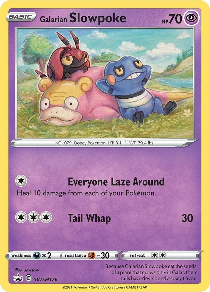 Galarian Slowpoke - SWSH126 - SWSH126 Promo SWSH: Sword & Shield Promo Cards