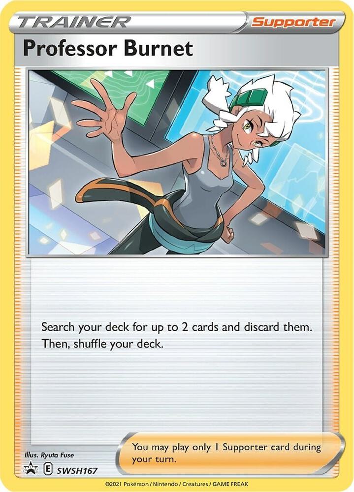 Professor Burnet - SWSH167 - SWSH167 Promo SWSH: Sword & Shield Promo Cards