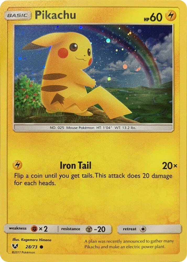 Pikachu - 28/73 (Cosmos Holo) Promo Miscellaneous Cards & Products