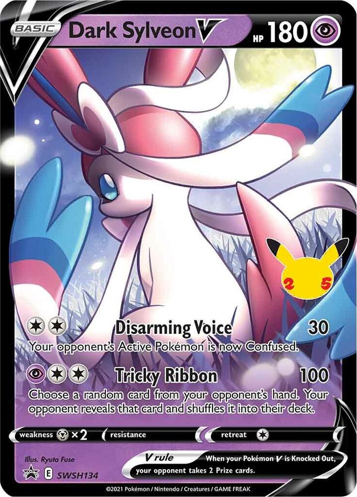 Dark Sylveon V - SWSH134 - SWSH134 Promo SWSH: Sword & Shield Promo Cards