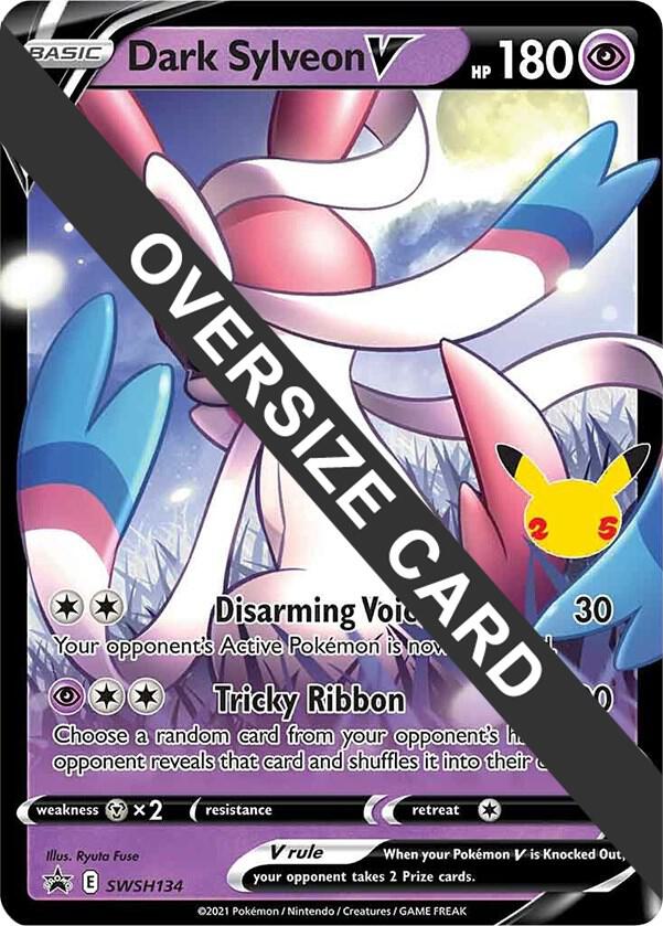 Dark Sylveon V - SWSH134 - SWSH134 Promo Jumbo Cards