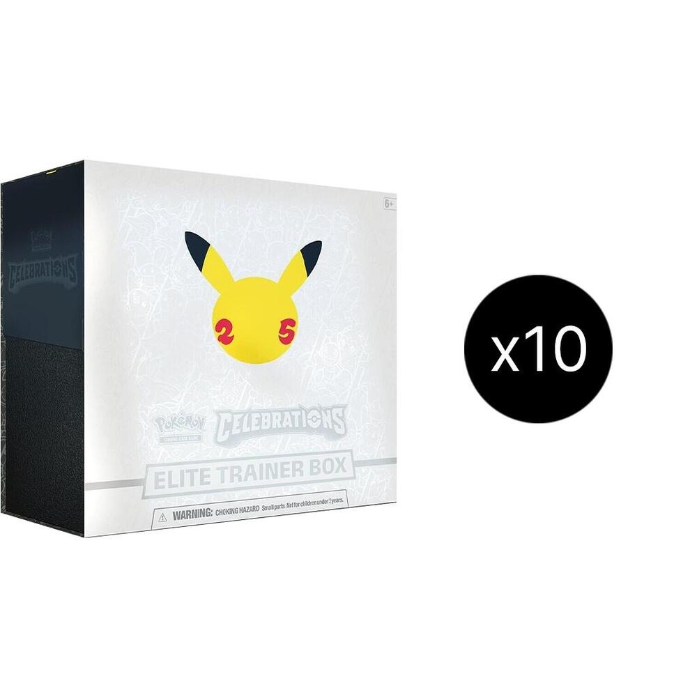 Celebrations Elite Trainer Box Case Pokémon card