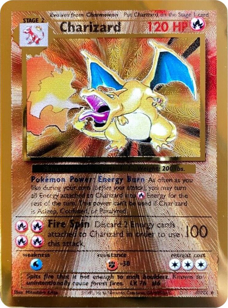 Charizard (Celebrations Metal Card) - 004/102 Promo Miscellaneous Cards & Products