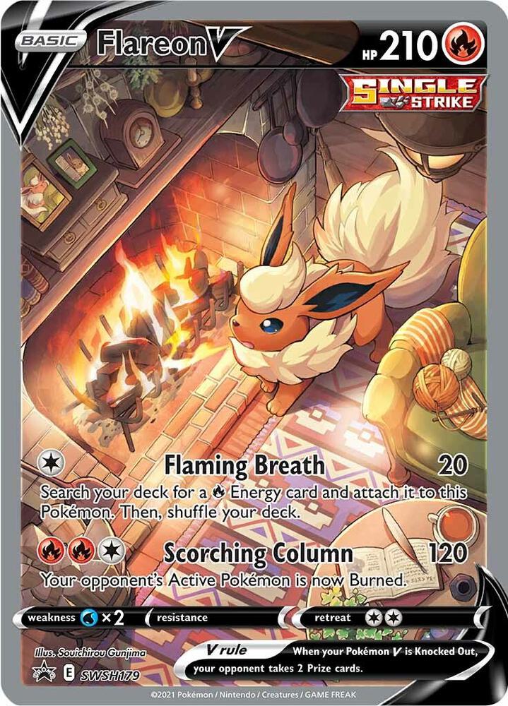 Flareon V - SWSH179 - SWSH179 Promo SWSH: Sword & Shield Promo Cards