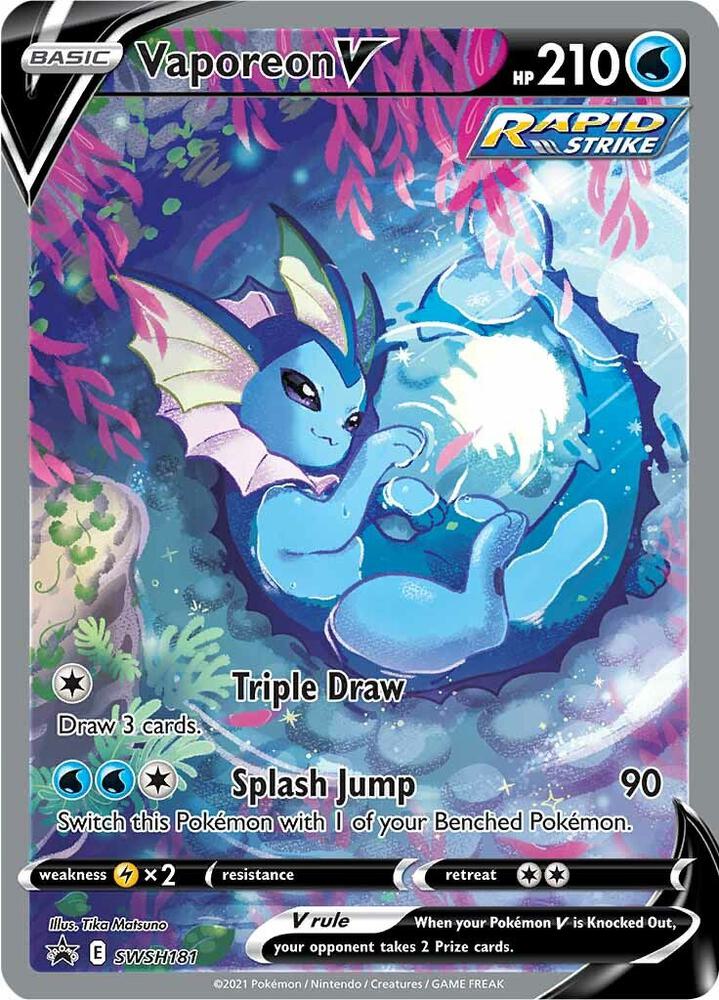 Vaporeon V - SWSH181 SWSH181 Promo Sword & Shield Promo Cards Pokémon card