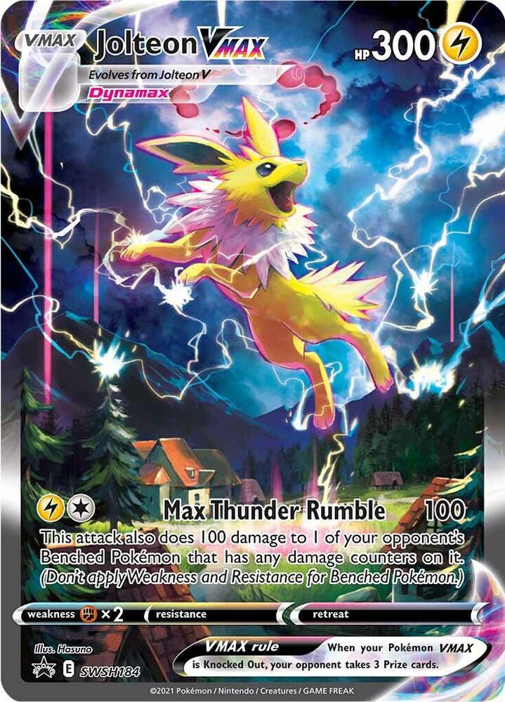 Jolteon VMAX - SWSH184 - SWSH184 Promo SWSH: Sword & Shield Promo Cards