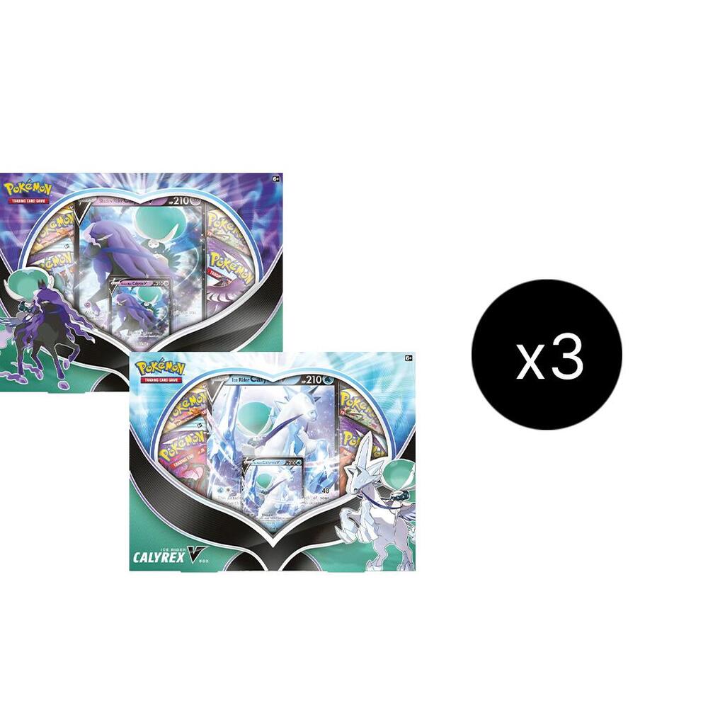 Ice Rider/ Shadow Rider Calyrex V Box Case SWSH06: Chilling Reign