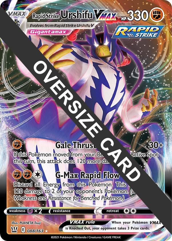 Rapid Strike Urshifu VMAX - 088/163 088/163 Promo Jumbo Cards Pokémon card